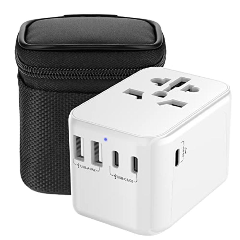 Diswoe Travel Adapter with USB Ports Diswoe Travel Adapter with USB Ports
