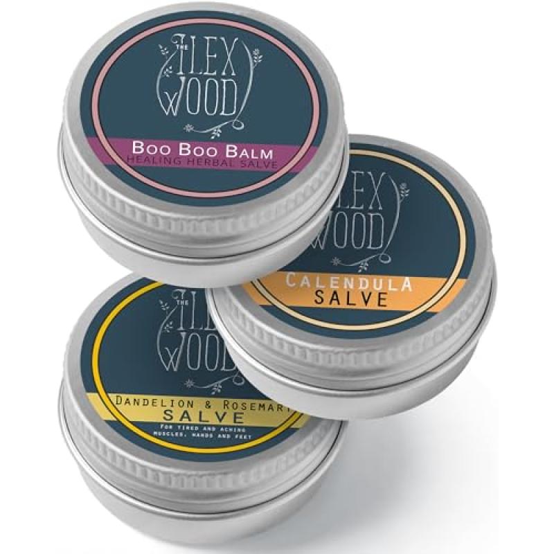 Ilex Wood Herbal Salve Gift Set Ilex Wood Herbal Salve Gift Set