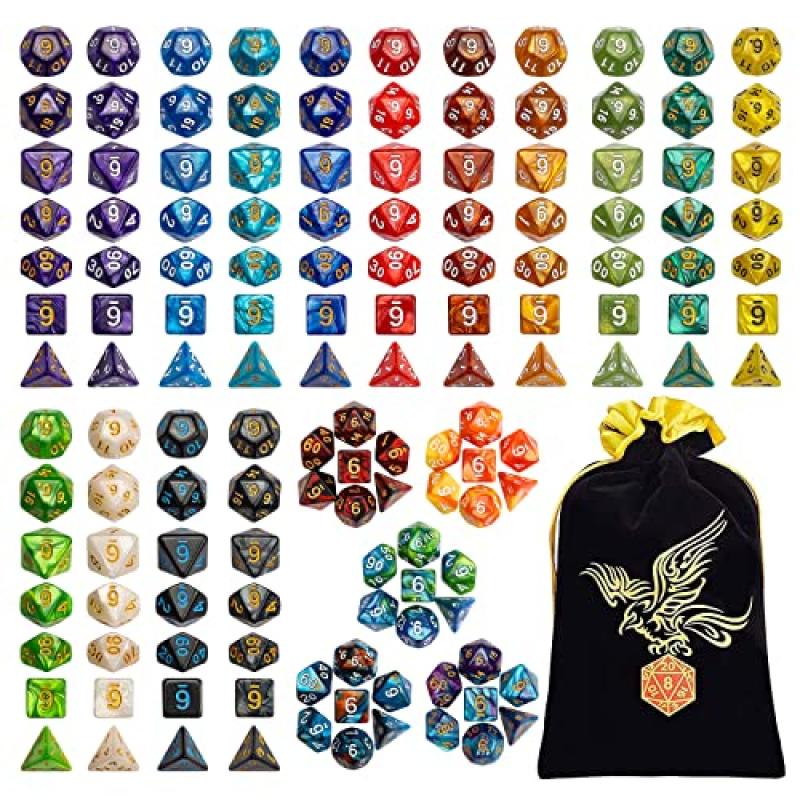 QMAY Polyhedral Dice Set QMAY Polyhedral Dice Set