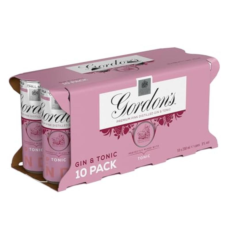 Gordon's Pink Gin & Tonic Cans Gordon's Pink Gin & Tonic Cans