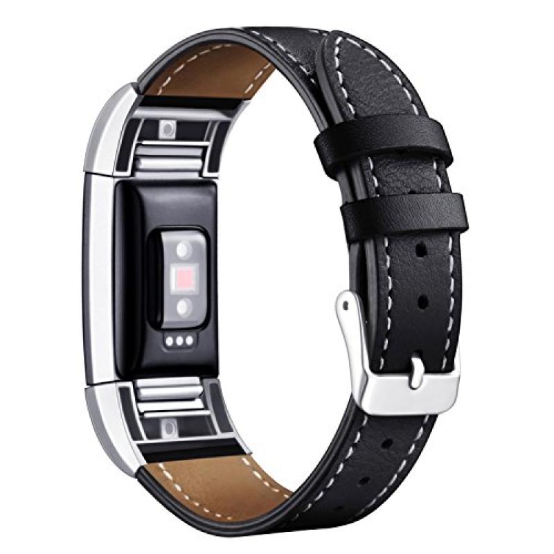 Mornex Leather Strap for Fitbit Charge 2