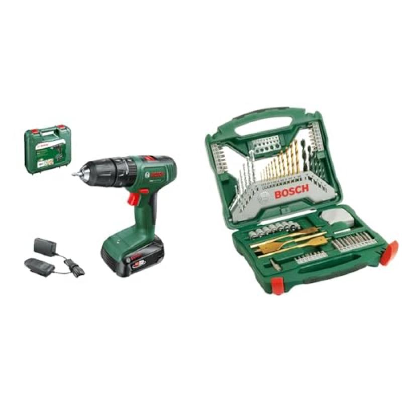 Bosch Cordless Combi Drill with Titanium Bit Set Bosch Cordless Combi Drill with Titanium Bit Set