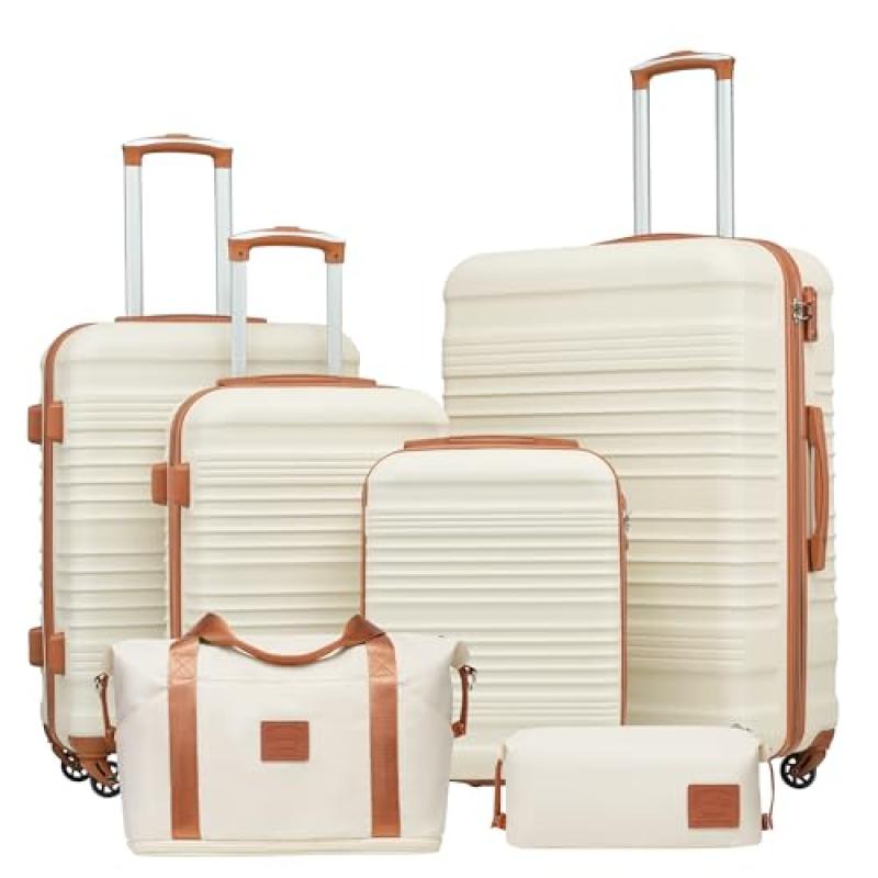 COOLIFE Trolley Carry On Luggage COOLIFE Trolley Carry On Luggage