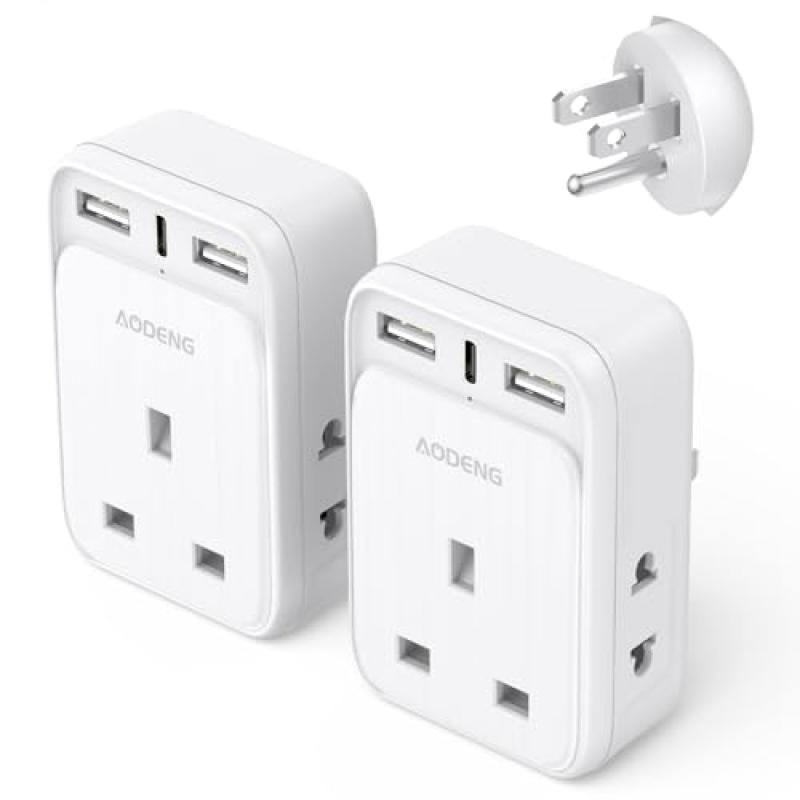 AODENG UK to US Plug Adapter AODENG UK to US Plug Adapter