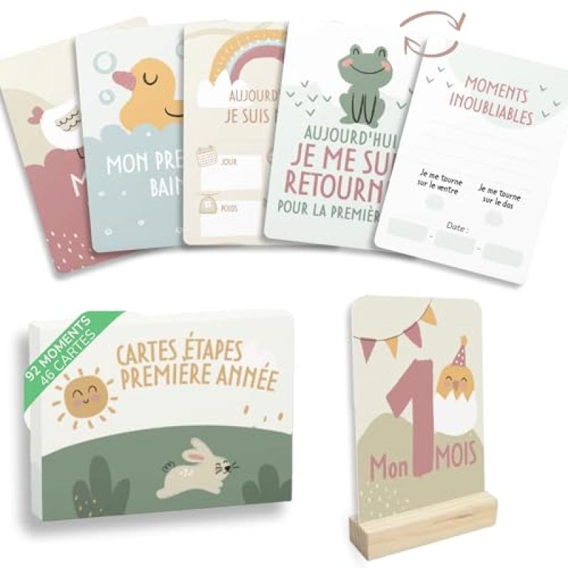 HuBorns Baby Milestone Cards HuBorns Baby Milestone Cards