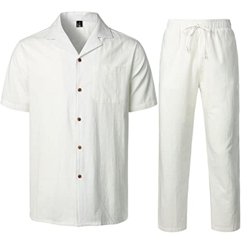 LucMatton Men's Linen Outfit Set LucMatton Men's Linen Outfit Set