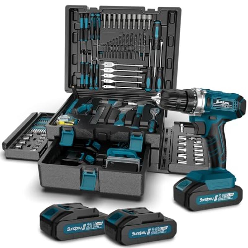 Sundpey Cordless Power Tool Kit Sundpey Cordless Power Tool Kit