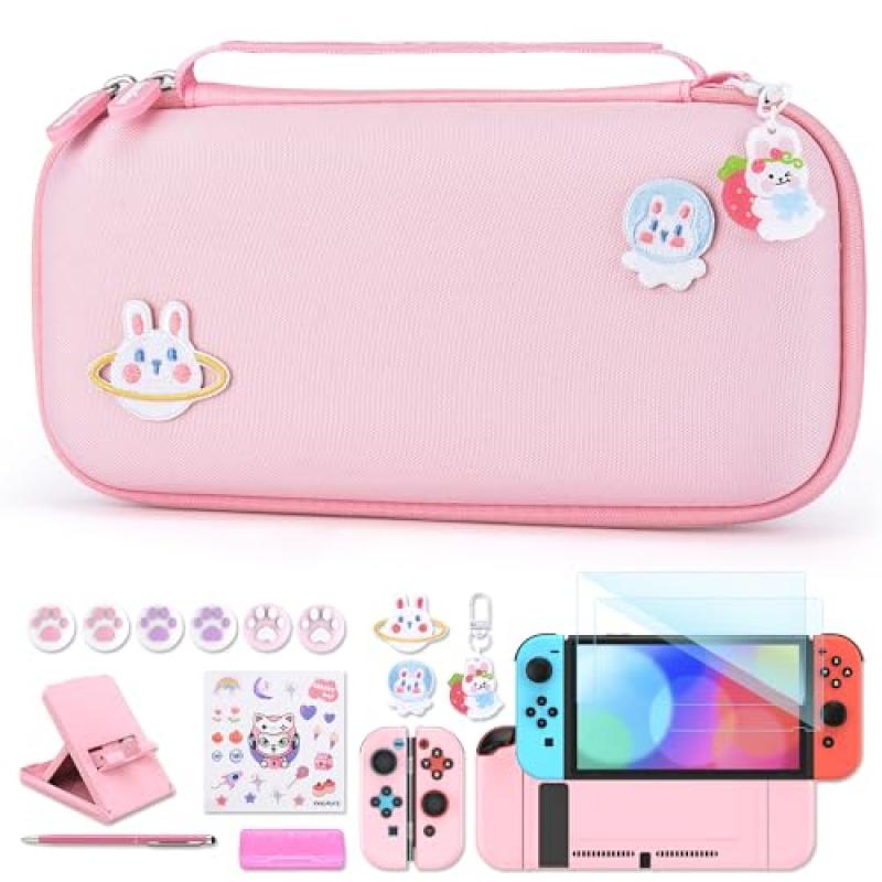 Switch Accessories Bundle with Carrying Case Switch Accessories Bundle with Carrying Case