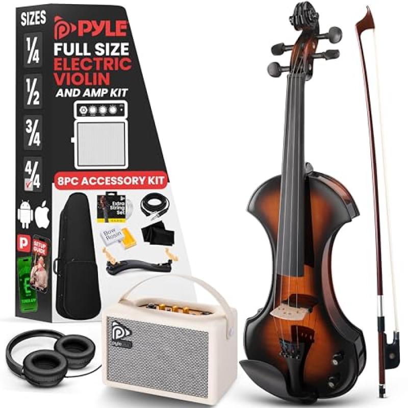 Pyle Electric Violin with Amplifier Kit Pyle Electric Violin with Amplifier Kit