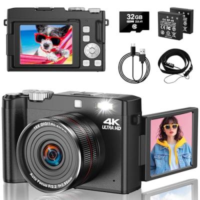 4K Digital Camera with Autofocus & 18X Zoom 4K Digital Camera with Autofocus & 18X Zoom