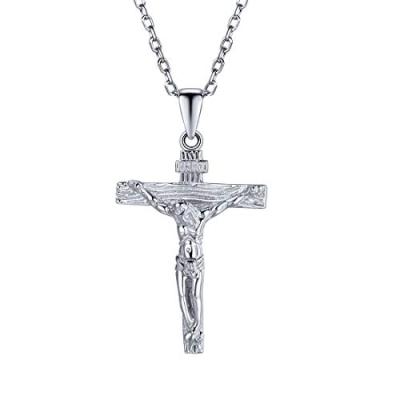 U7 Crucifix Necklace with Jesus Cross Pendant