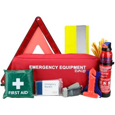 EVAQ8 Car Safety Kit with Extinguisher EVAQ8 Car Safety Kit with Extinguisher