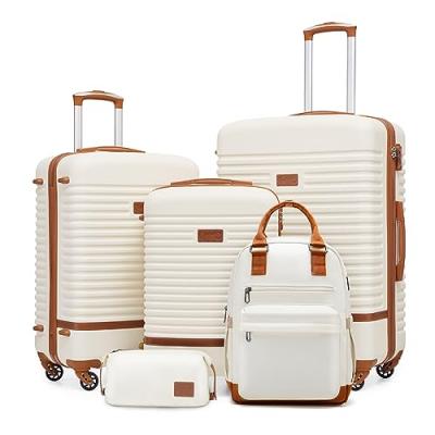 COOLIFE Cabin Luggage Set with Extras COOLIFE Cabin Luggage Set with Extras