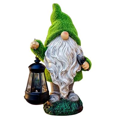 TERESA'S COLLECTIONS Garden Gnome Lantern TERESA'S COLLECTIONS Garden Gnome Lantern