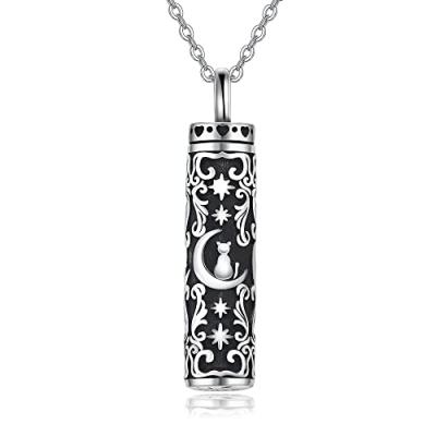 CUPENDA Cat Urn Necklace for Pet Ashes CUPENDA Cat Urn Necklace for Pet Ashes