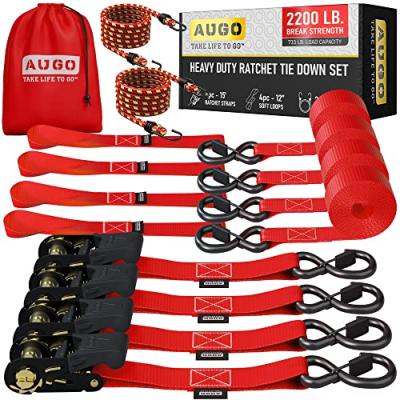 AUGO Ratchet Tie Down Straps AUGO Ratchet Tie Down Straps