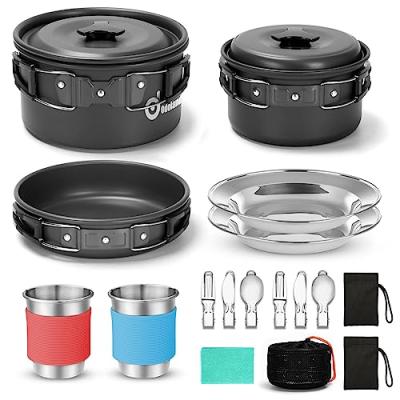 Odoland Camping Cookware Kit Odoland Camping Cookware Kit