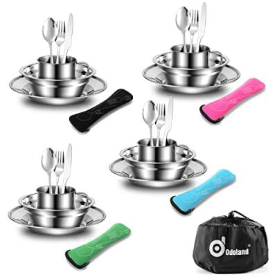Odoland Camping Cutlery Set Odoland Camping Cutlery Set