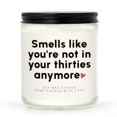 Leebbsin 40th Birthday Candle Soy Wax Leebbsin 40th Birthday Candle Soy Wax