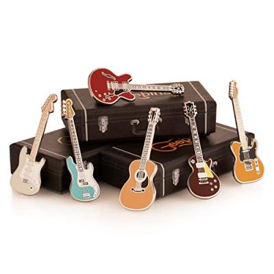 Geepins Guitar Pin Badge Set Geepins Guitar Pin Badge Set