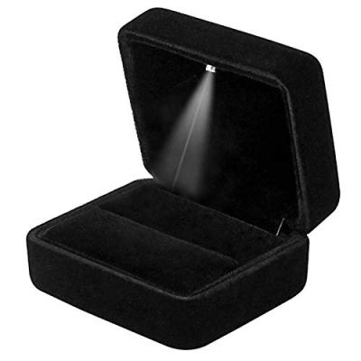 GBYAN Velvet Ring Box with LED Light GBYAN Velvet Ring Box with LED Light