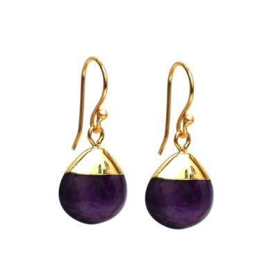Gempires Amethyst Hook Earrings Gempires Amethyst Hook Earrings