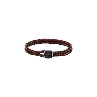 BOSS Men's Leather Bracelet BOSS Men's Leather Bracelet