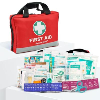 General Medi First Aid Kit with Reflective Bag Design General Medi First Aid Kit with Reflective Bag Design