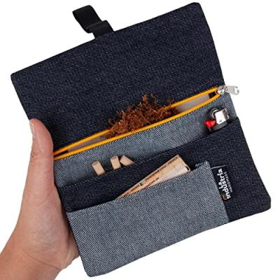 Denim Tobacco Pouch Organiser Denim Tobacco Pouch Organiser
