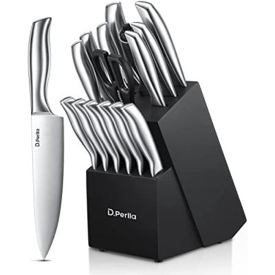 D.Perlla Knife Set with Wooden Block D.Perlla Knife Set with Wooden Block