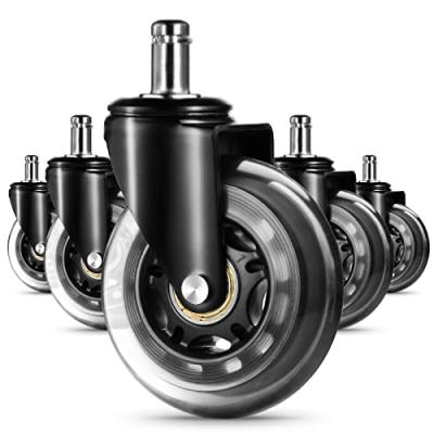 EDIMENS Office Chair Wheels Set of 5 EDIMENS Office Chair Wheels Set of 5