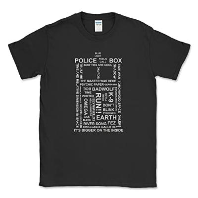 Ghostmonkey Printed Tardis T-Shirt Ghostmonkey Printed Tardis T-Shirt