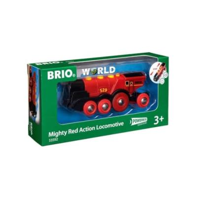 BRIO Mighty Red Locomotive Toy Train BRIO Mighty Red Locomotive Toy Train