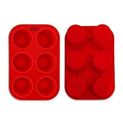 Silicone Muffin Tray with 6 Cups