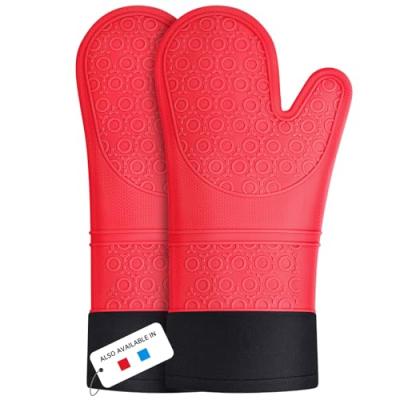 Silicone Oven Gloves, Heat Resistant Mitts Silicone Oven Gloves, Heat Resistant Mitts