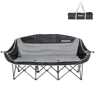 KingCamp Triple Camping Chair, Heavy Duty 3 Seater KingCamp Triple Camping Chair, Heavy Duty 3 Seater