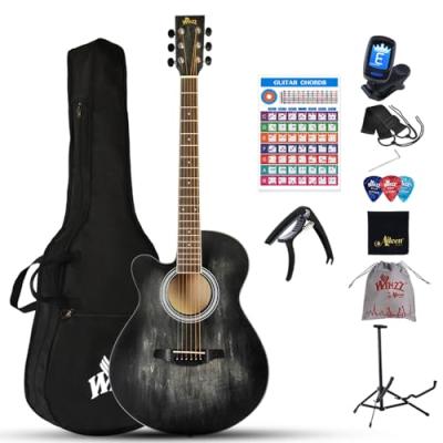 Winzz Left-Handed Acoustic Guitar Set Winzz Left-Handed Acoustic Guitar Set