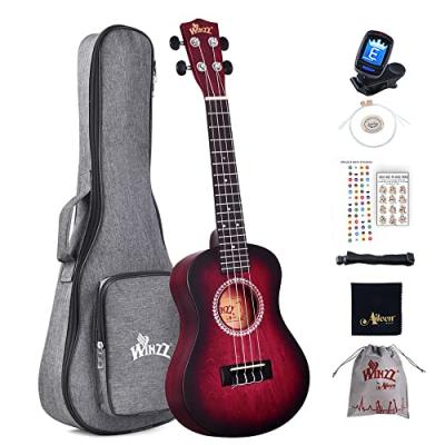 Winzz Ukulele Concert 23 Inch Beginner Set Winzz Ukulele Concert 23 Inch Beginner Set