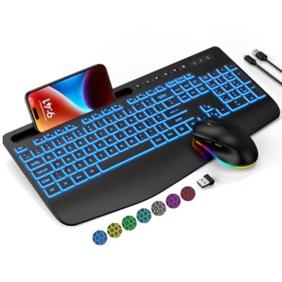 SABLUTE Wireless Keyboard and Mouse Set with Backlit SABLUTE Wireless Keyboard and Mouse Set with Backlit