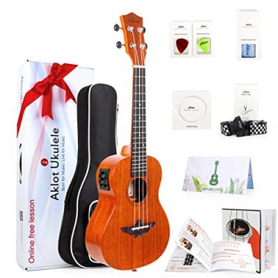 Aklot Electric Tenor Ukulele 26 Inch Mahogany Aklot Electric Tenor Ukulele 26 Inch Mahogany