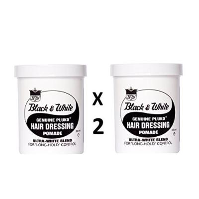 Black&White Hair Pomade Twin Pack