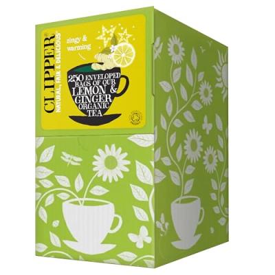 Clipper Lemon & Ginger Herbal Tea Bags Clipper Lemon & Ginger Herbal Tea Bags