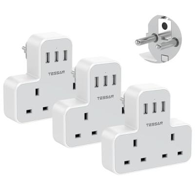 TESSAN Plug Adapter with USB Ports TESSAN Plug Adapter with USB Ports