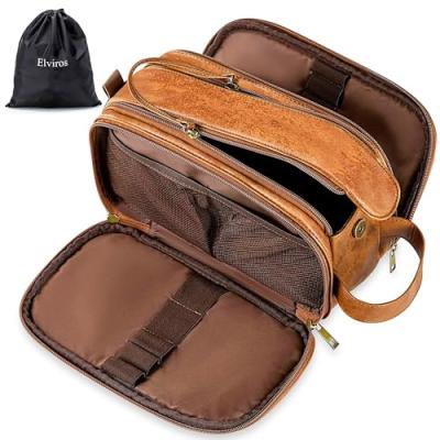 Elviros Men's Water-Resistant Toiletry Bag Elviros Men's Water-Resistant Toiletry Bag