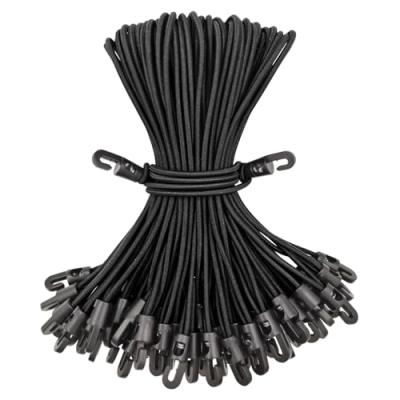 BINCKIN Small Bungee Cords for Camping, 10 Inch, Pack of 50 BINCKIN Small Bungee Cords for Camping, 10 Inch, Pack of 50
