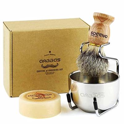 Anbbas Badger Hair Shaving Brush Set