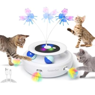GoldenSun Cat Toys 3-in-1 with Rechargeable Power Balls GoldenSun Cat Toys 3-in-1 with Rechargeable Power Balls