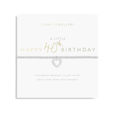 Joma Jewellery 40th Birthday Bracelet