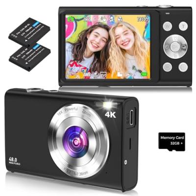 Compact Digital Camera with 4K Autofocus Compact Digital Camera with 4K Autofocus