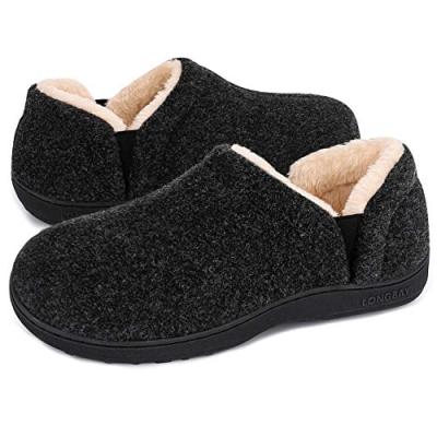 LongBay Men's Memory Foam Slippers LongBay Men's Memory Foam Slippers